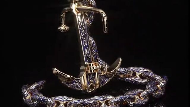 Золотой браслет с замком в виде Адмиралтейского Якоря подойдет в подарок морякам смотреть онлайн