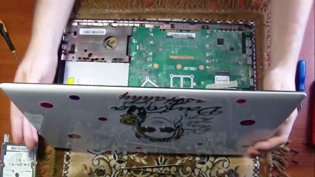 Как разобрать ASUS R510 смотреть онлайн