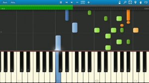 Полина Гагарина - Колыбельная (на пианино Synthesia)