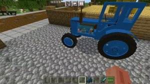 Т-40 АМ В МАЙНКРАФТ ПЕ! ОБЗОР НА ТРАКТОР | MINECRAFT PE