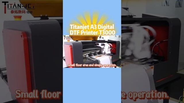 Dtf a3 xp600 double head to film for all kinds of fabric 30cm dtf printer with powder machine.