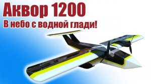 Модель гидросамолета Аквор 1200 / Первый взлет с воды / ALNADO