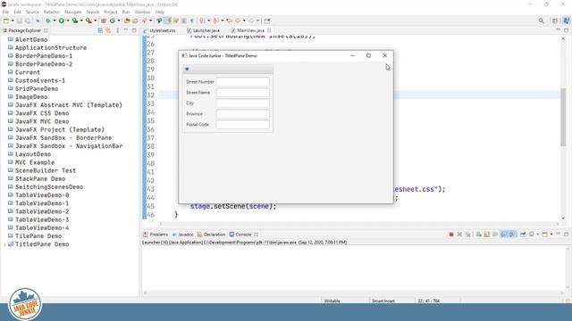 TitledPane | JavaFX GUI Tutorial for Beginners