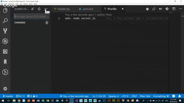 COMP125 - S2018 - Lesson 13 - Part 2 - Express Generator смотреть онлайн