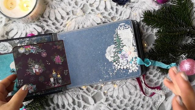 Зимний альбом из коллекции "Шале". Скрапбукинг смотреть онлайн