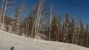 Катание на горных лыжах Солнечная долина!!!!!