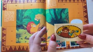 PANINI Раритетный Альбом для наклеек Король Лев (The Lion King) 1994 год. Распаковка 5 пакетиков! #1