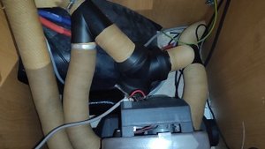 Установка фена/воздушного отопителя в штатный раздув truma в караване/автодоме