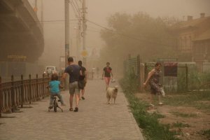 На Астрахань обрушилась Песчаная Буря # Катаклизмы Сегодня