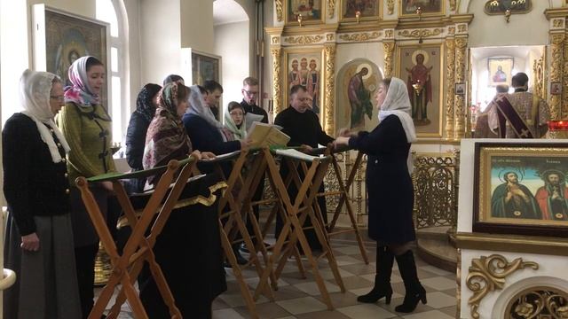 Архиерейский хор Свято-Троицкого кафедрального собора г. Канска. Видеозапись Богослужения.