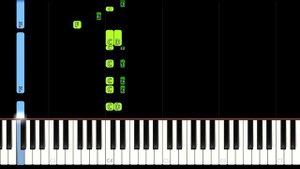 Josuke's Theme EASY Piano Tutorial - Synthesia