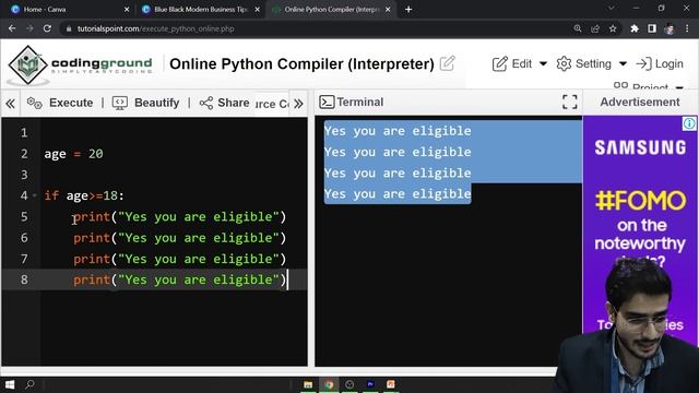 Python Indentation | use of Indentation | Python Full Course in Hindi #47