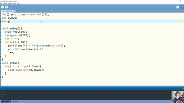 [Beginner] Java and Processing: Loops, Arrays, and Functions смотреть онлайн