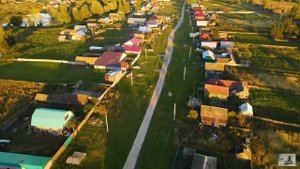 Старая Сахча с высоты птичьего полёта