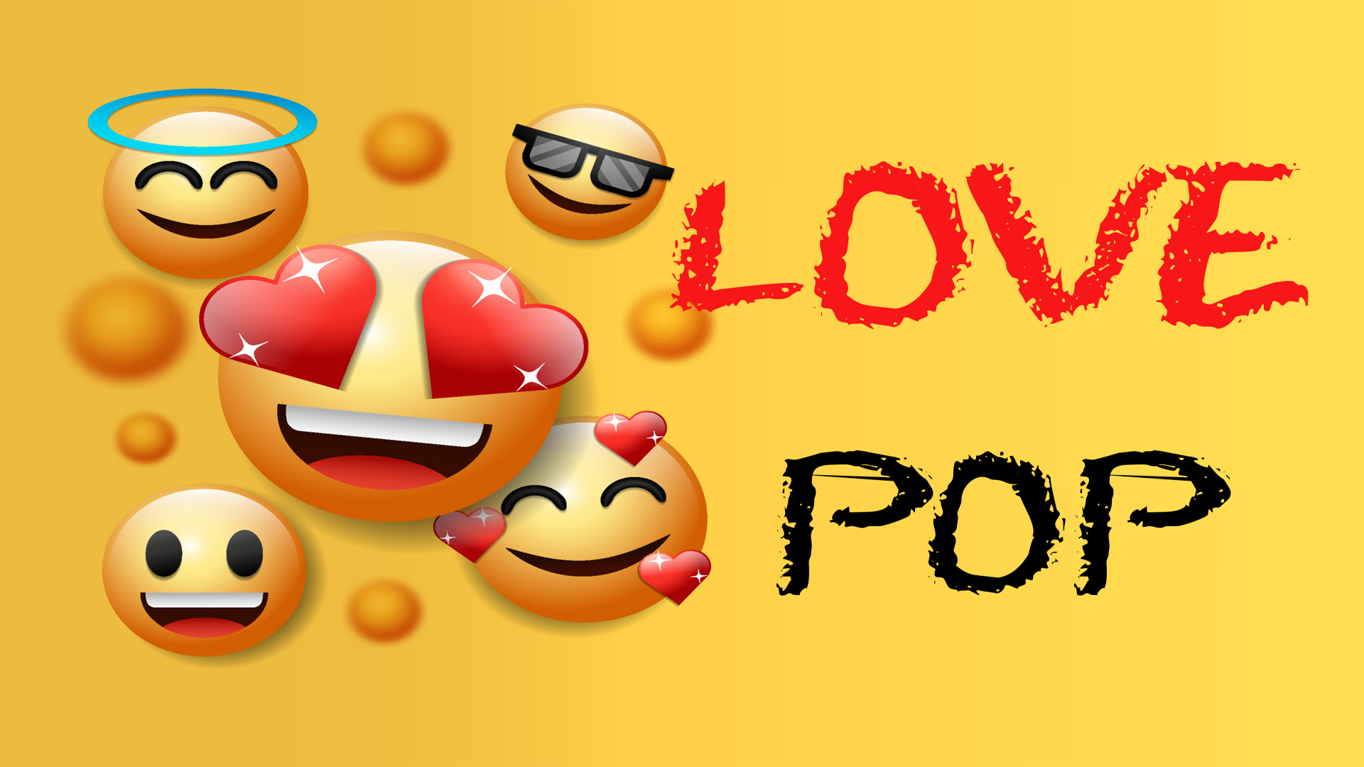 Pop love. Эмодзи новый год.