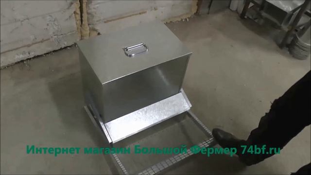 Кормушка бункерная для кур Автоматическая все для птицеводства интернет магазин Большой Фермер