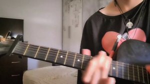 папин олимпос - день когда мы встретились с тобой кавер на гитаре