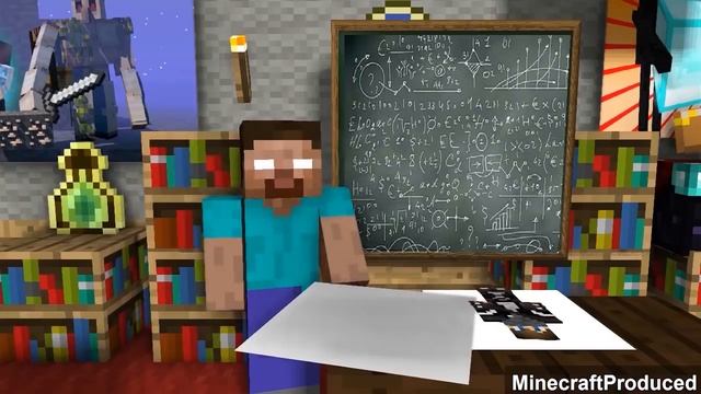 Monster School : BOTTLE FLIP Challenge Part 1 - Minecraft Animation смотреть онлайн