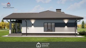 Второй свет и мансардный этаж в одном проекте / Одноэтажный дом со вторым светом и террасой Д-54