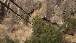 Canopy tour of Victoria Falls