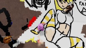 рисуем НЕПРИЛИЧНЫЕ рисунки в СПРЕЙ ПЕЙНТ роблокс (с подругой)