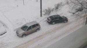 Хендай солярис на бездорожье зимой