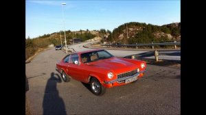 Chevrolet Vega -71 mod 2.3 l ved rogn på sotra bergen hordaland norge