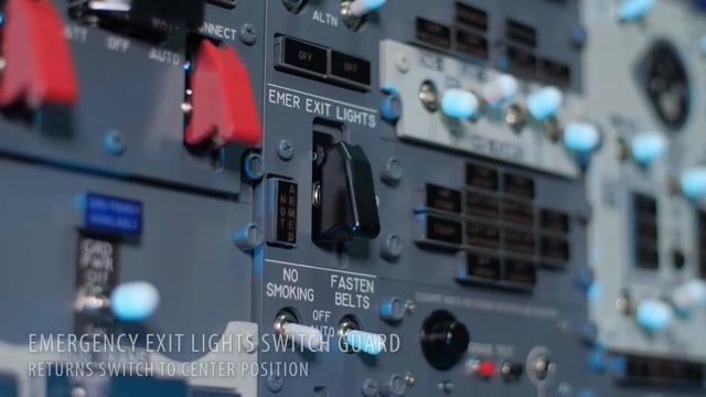 Boeing 737NG Forward Overhead Flight Deck Panel смотреть онлайн
