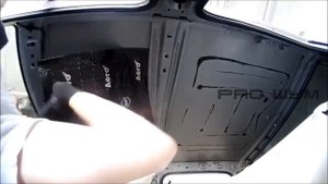 Volkswagen Polo седан - шумоизоляция крыши