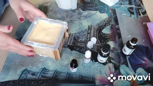 Мыло со свирлами,из основы фирмы "Завиток" смотреть онлайн