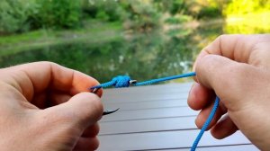 Как привязать крючок к леске или поводку .КЛИНЧ, СТАНДАРТНЫЙ, НАКИДНАЯ ПЕТЛЯ. С ушком или лопатой.