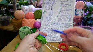 Ажурные салфетки спицами. Салфетка 9 (часть 1).Knitting openwork napkins according to schemes.