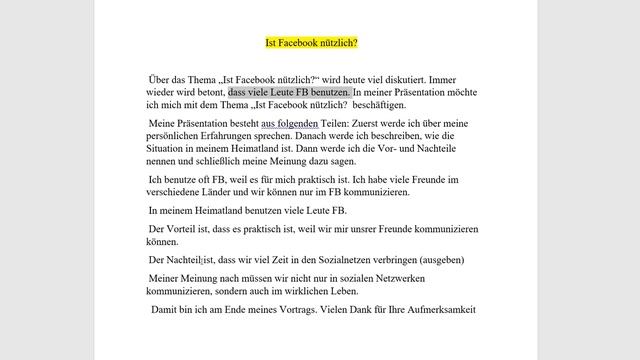 Экзамен по немецкому языку в Гете-институте. Презентация (Deutsch Goethe Institut, Sprechen) Часть