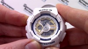 Часы Casio Baby-G LOV-16A-7A - Инструкция, как настроить от PresidentWatches.Ru