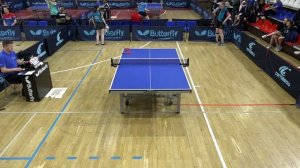 Кудерская София (777) - Абдуллина Арина (1179). Настольный теннис