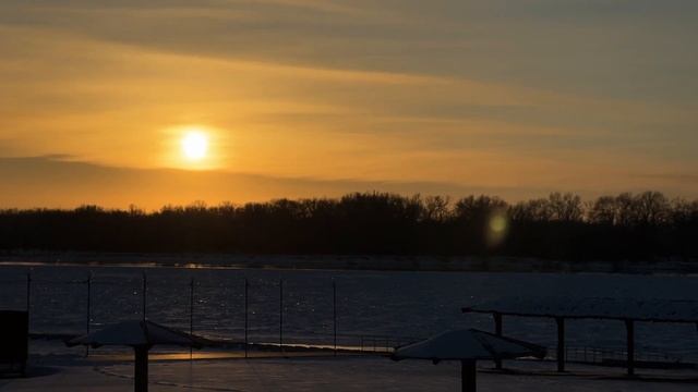 Иртыш г.Павлодар 2023 Мороз и солнце, зимний вечер смотреть онлайн