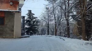 Рождественский снег в Симферополе