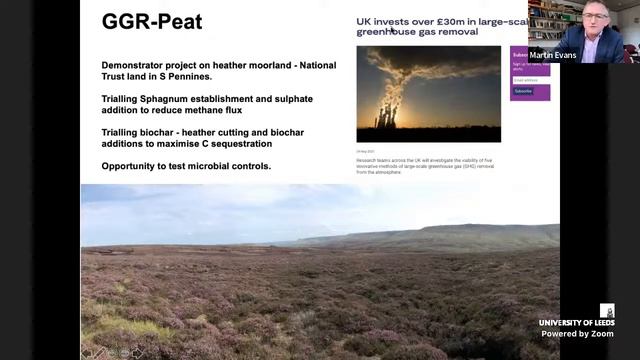Understanding the microbial communities of resilient peatlands- Professor Martin Evans