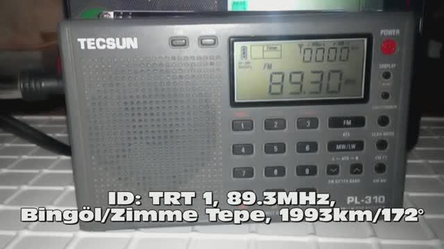 15.06.2019 16:59UTC, [Es], TRT Radyo 1, Турция, 89.3МГц