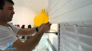 Установка рольставен для магазина