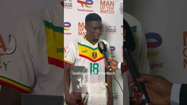 CAN 2023: Ismaila Sarr  retrouve la confiance  #sénégal #sadiomane #amaradiouf