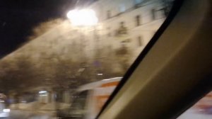 Морозные улицы Хабаровска. Едем по Ленина и Ленинградской