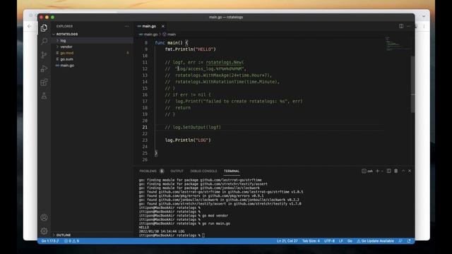 การใช้งาน LogRotate Library [golang] смотреть онлайн