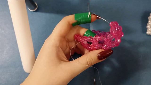 Брелок из бусин/сердечко #tutorial