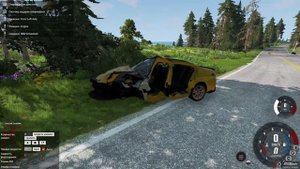 Раздал как надо на ЗОЛОТОЙ BMW M5 CS | BeamNG Drive