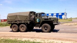 Миротворческие силы проходят через г. Валуйки (Белгородской области)