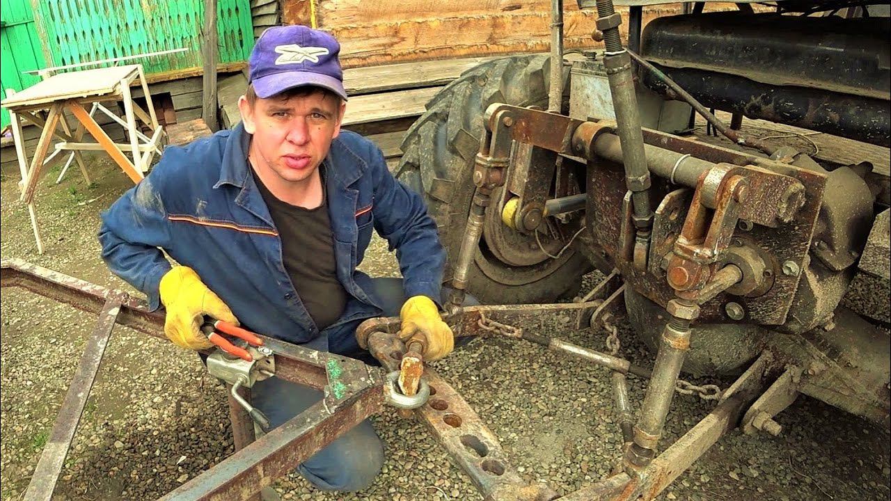 Про самодельную лопату на трактор смотреть онлайн