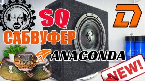 НОВИНКА! Anaconda 10 - SQ САБВУФЕР от компании DL AUDIO !