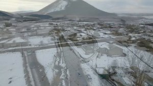 БАВРА - АХАЛКАЛАКИ - ГРУЗИЯ -село с птичьего полета