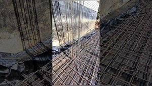 Заливка Бетонной Плиты с Выпуском Армированных Колонн #Дострой #Ким #Стройка #Бетонирование